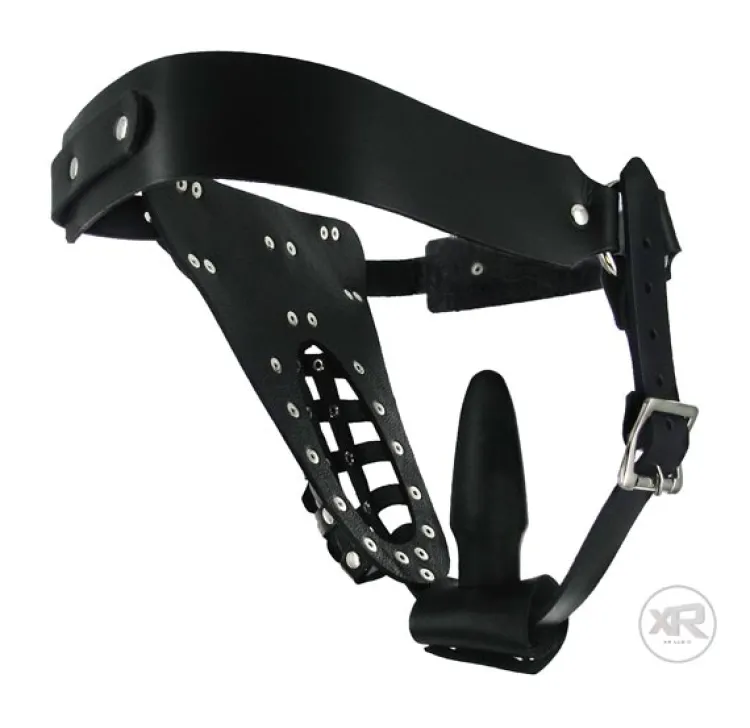 Strict Leather Chastity Devices>Leather Male Chastity Belt