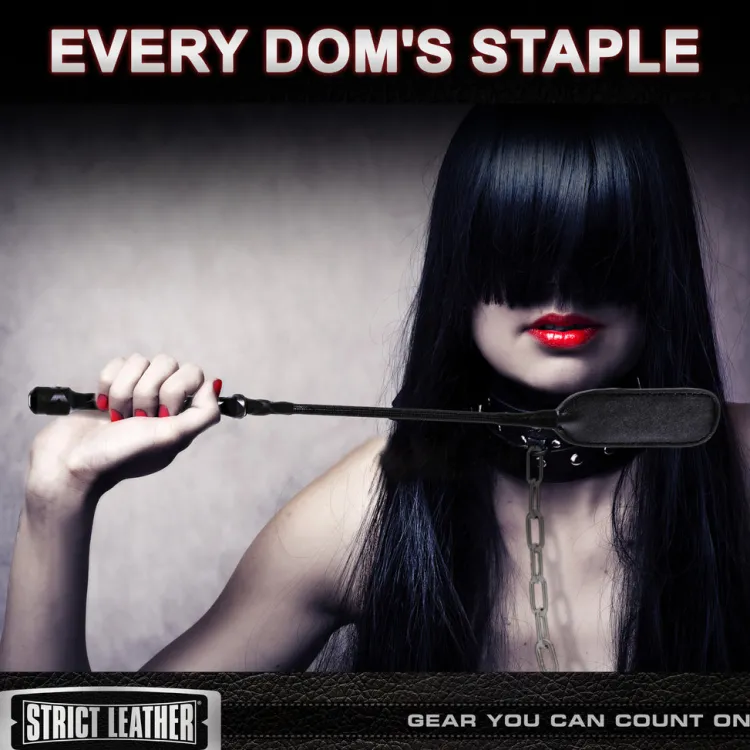 Strict Leather Impact: Whips, Crops & Spankers>Leather Short Riding Crop