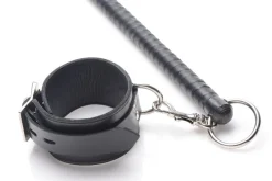Strict Leather Sex Furniture, Swings, & More | Sex Furniture>Leather Wrapped Spreader Bar with Cuffs