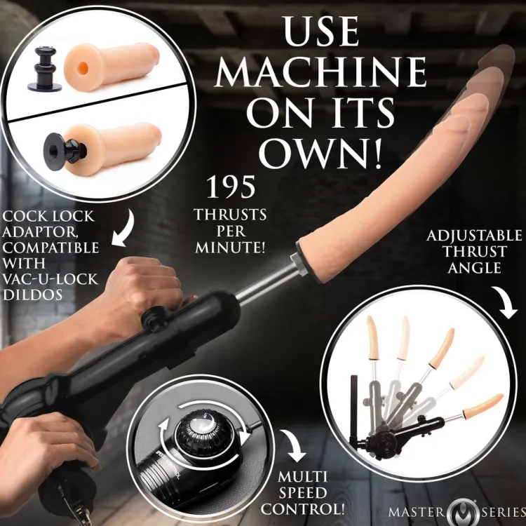 Master Series Sex Furniture, Swings, & More | Sex Furniture>Leg Spreader Obedience Chair w/ Sex Machine