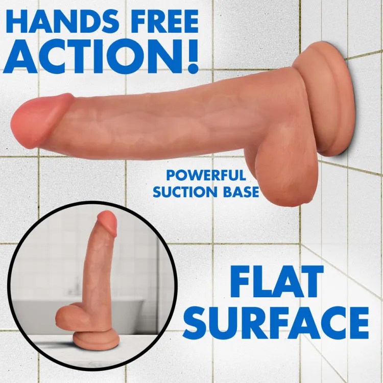 Bareskin Ultra Realistic Sex Toys | Harness Compatible Dildos>Light Dildo with Balls