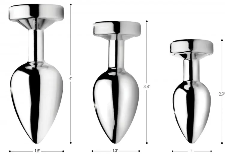 Booty Sparks Jewel Butt Plugs | Anal Starter Toys>Light Up Anal Plug