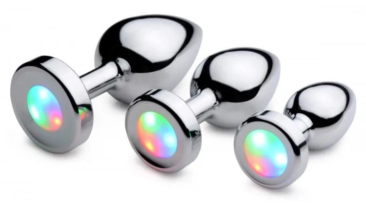 Booty Sparks Jewel Butt Plugs | Anal Starter Toys>Light Up Anal Plug