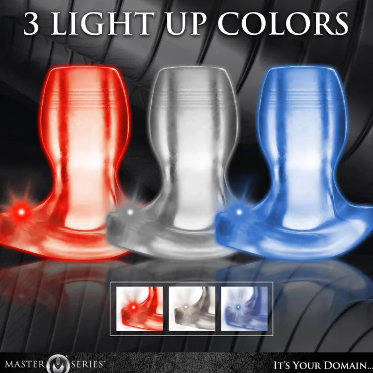 Master Series Unique Anal Toys | Butt Plugs>Light-Tunnel Light-Up Anal Dilator