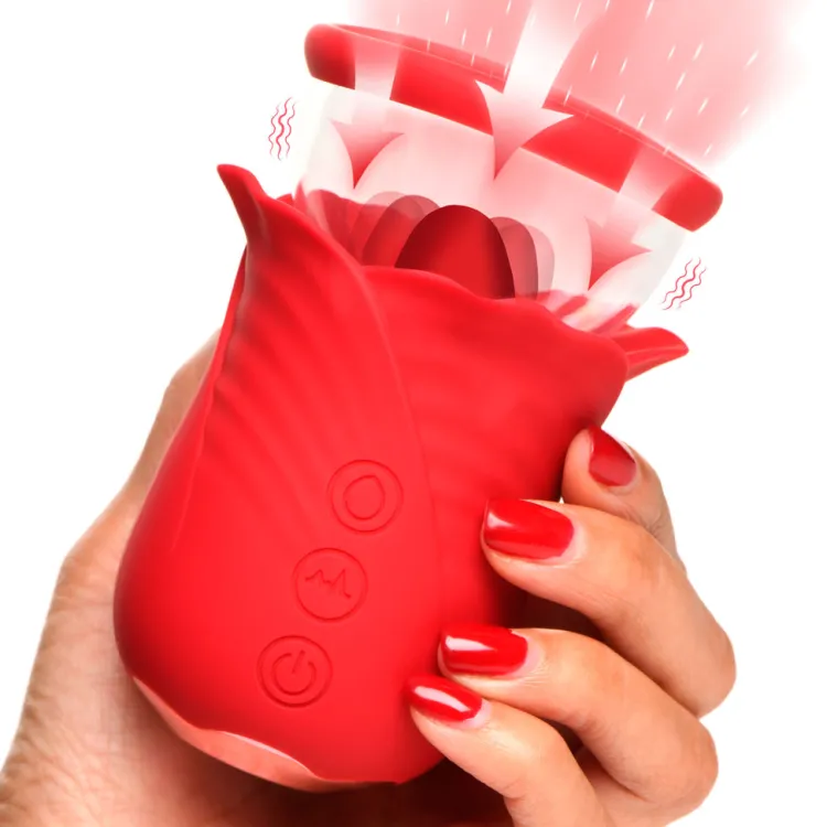 Bloomgasm Silicone Vibrators | Waterproof Vibrators>Lily Lover Sucking & Vibrating Clitoral Stimulator