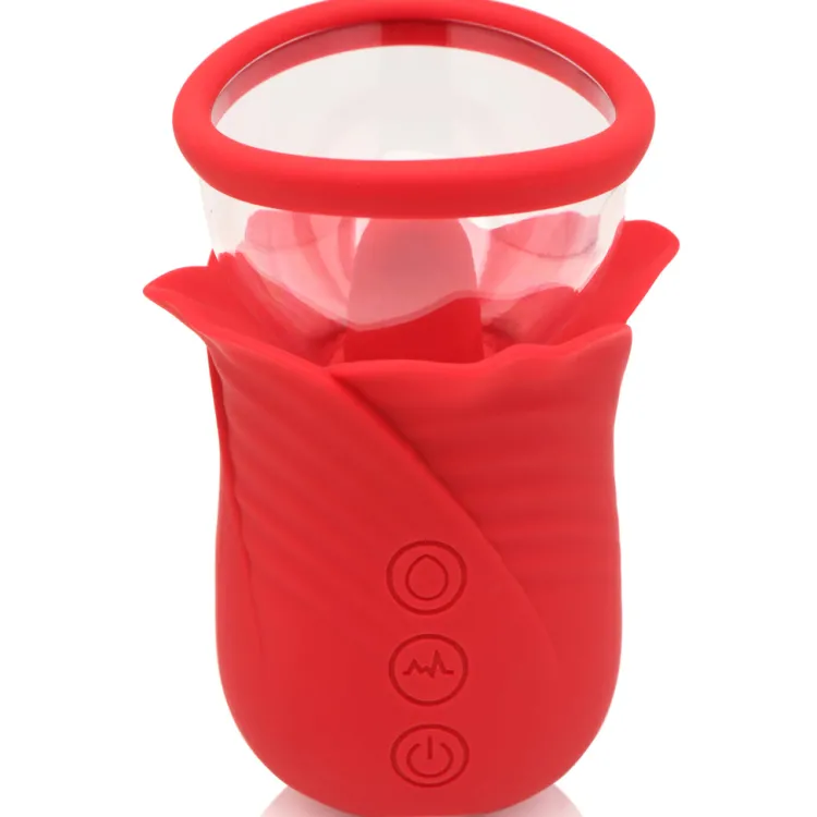 Bloomgasm Silicone Vibrators | Waterproof Vibrators>Lily Lover Sucking & Vibrating Clitoral Stimulator