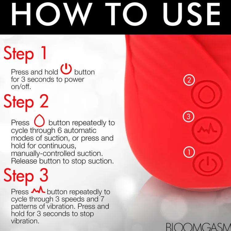 Bloomgasm Silicone Vibrators | Waterproof Vibrators>Lily Lover Sucking & Vibrating Clitoral Stimulator