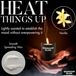 Bedroom Bliss Sensation Play, Tools & Accessories | Adult Massage>Lover's Vanilla Massage Candle