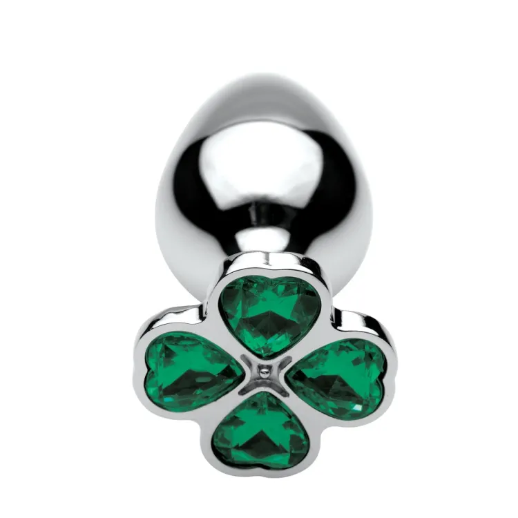 Booty Sparks Jewel Butt Plugs | Anal Starter Toys>Lucky Clover Gem Anal Plug