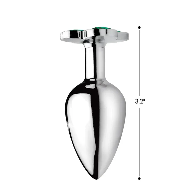 Booty Sparks Jewel Butt Plugs | Anal Starter Toys>Lucky Clover Gem Anal Plug