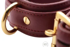 Strict Leather Wrist & Ankle Cuffs>Luxury Burgundy Restraints