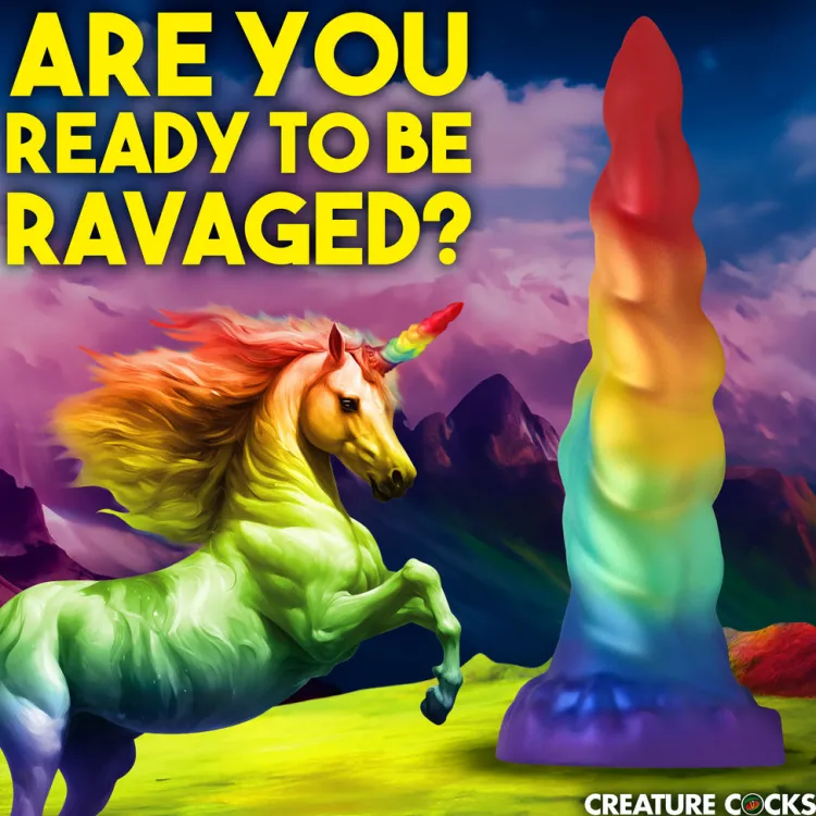 Creature Cocks Silicone Dildos | Harness Compatible Dildos>Magic Rider Unicorn Silicone Dildo