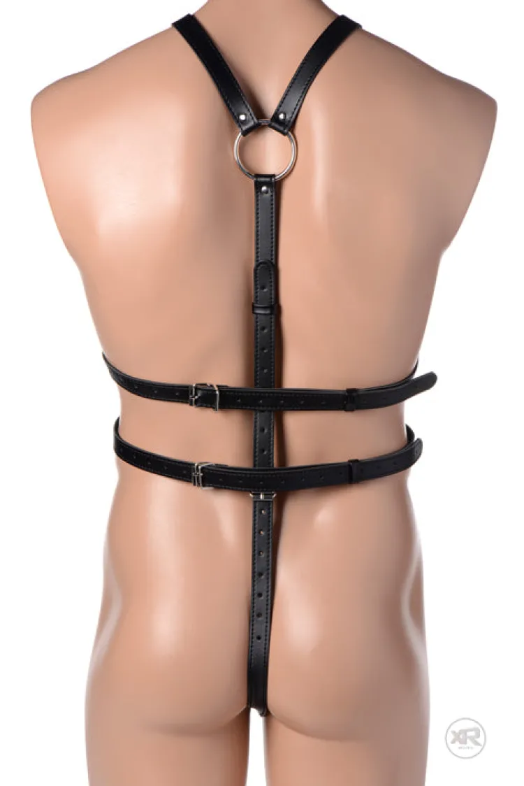 STRICT Penis Rings>Male Body Harness