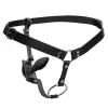 STRICT Unique Anal Toys | Butt Plugs>Male Cock Ring Harness with Silicone Anal Plug