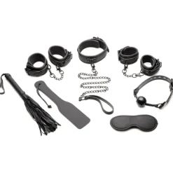 Master Series Ball Gags & Mouth Restraints | Masks & Dress-Up Accessories>Master of Kink 10pc Deluxe Bondage Set