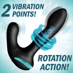 Prostatic Play Travel Essentials | Prostate Massagers>Maverick Gyrating Vibrating Silicone Prostate Stimulator