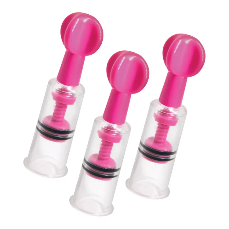 Size Matters Nipple Clamps & Stimulators>MAXtwist Clit & Nipple Triple Sucker Set