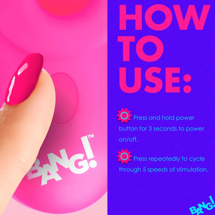 Bang Travel Essentials | Silicone Vibrators>Mini Clitoral Stimulator