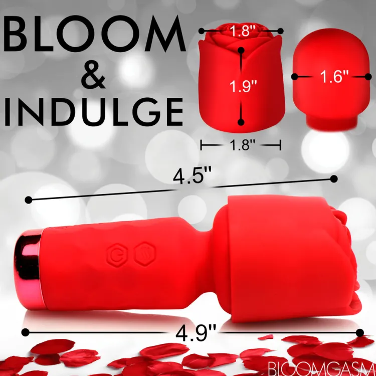 Bloomgasm Travel Essentials | Silicone Vibrators>Mini Pleasure Rose-Petite Silicone Rose Wand