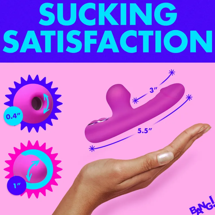 Bang Travel Essentials | Rabbit & Dual Stimulation Vibrators>Mini Suction Rabbit Vibrator