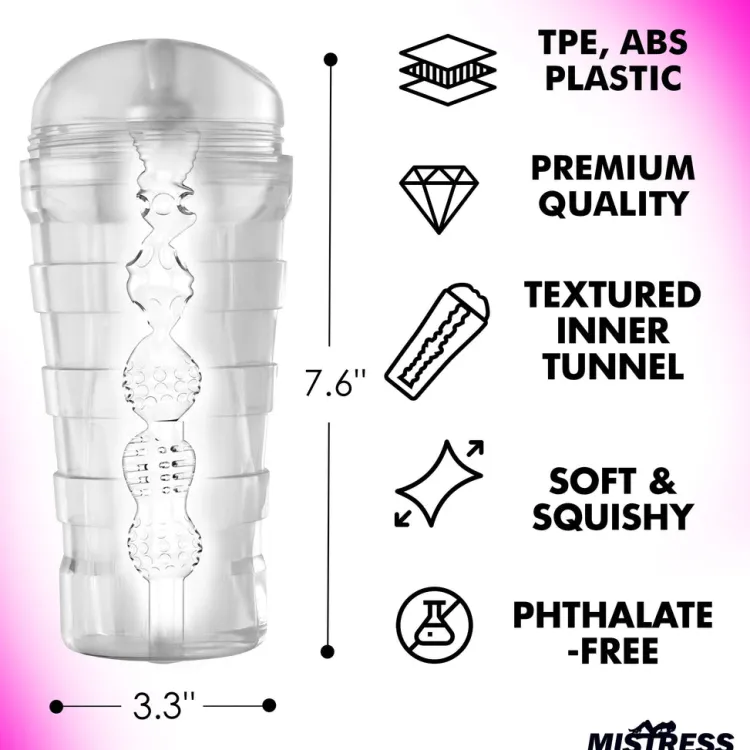 Mistress Pocket Pussy & Porn Star Masturbators>Brianna Diamond Clear Deluxe Ass Stroker