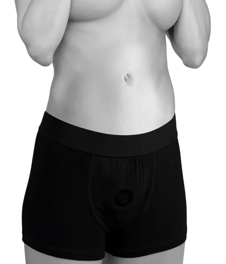 Strap U Anal Pegging Toys>Mod Strap On Style Harness with Built In O Ring
