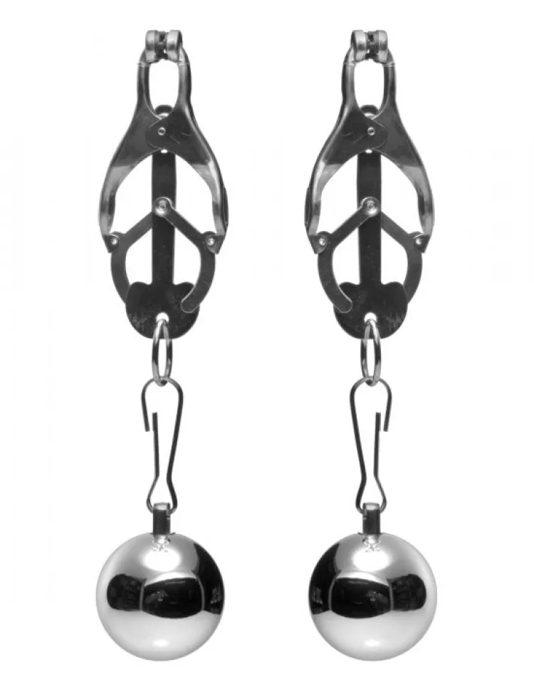 Master Series Nipple Clamps & Stimulators>Monarch Weighted Nipple Clamps