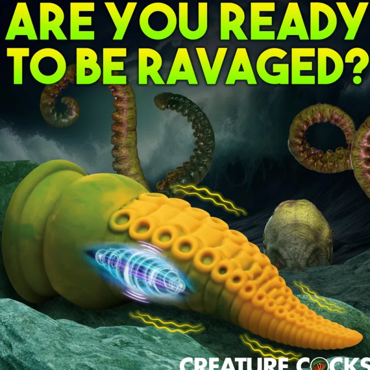 Creature Cocks Silicone Dildos | Harness Compatible Dildos>Monstropus 2.0 Vibrating Tentacle Silicone Dildo