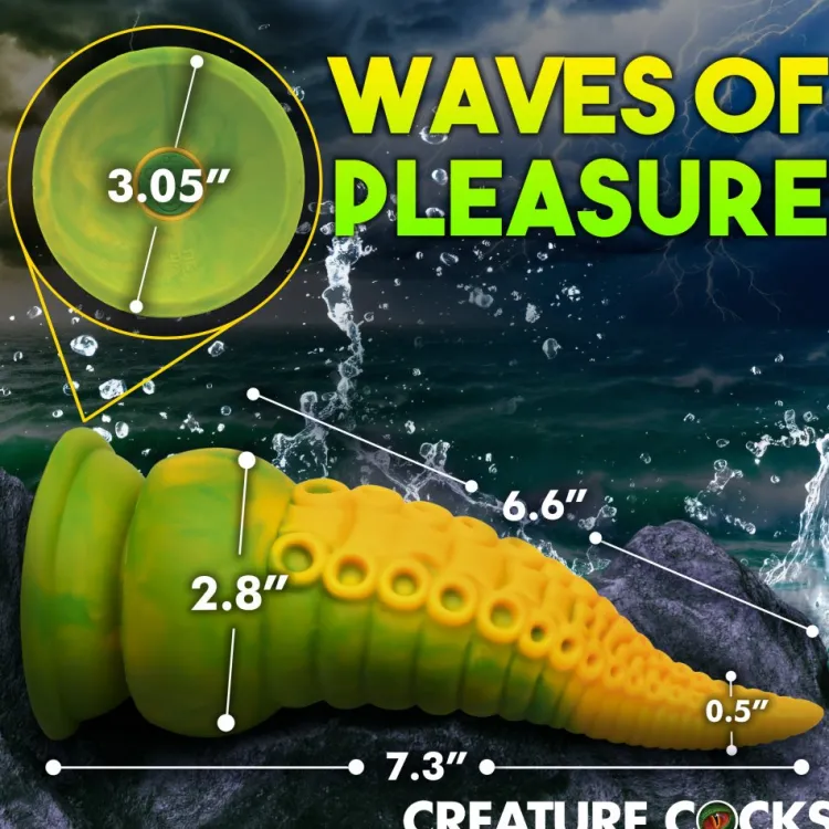 Creature Cocks Silicone Dildos | Harness Compatible Dildos>Monstropus 2.0 Vibrating Tentacle Silicone Dildo