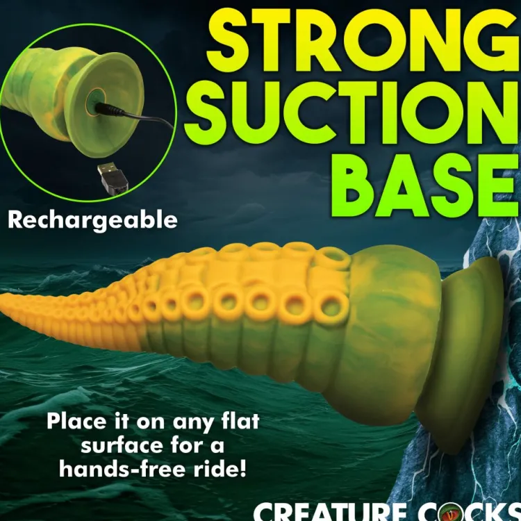 Creature Cocks Silicone Dildos | Harness Compatible Dildos>Monstropus 2.0 Vibrating Tentacle Silicone Dildo
