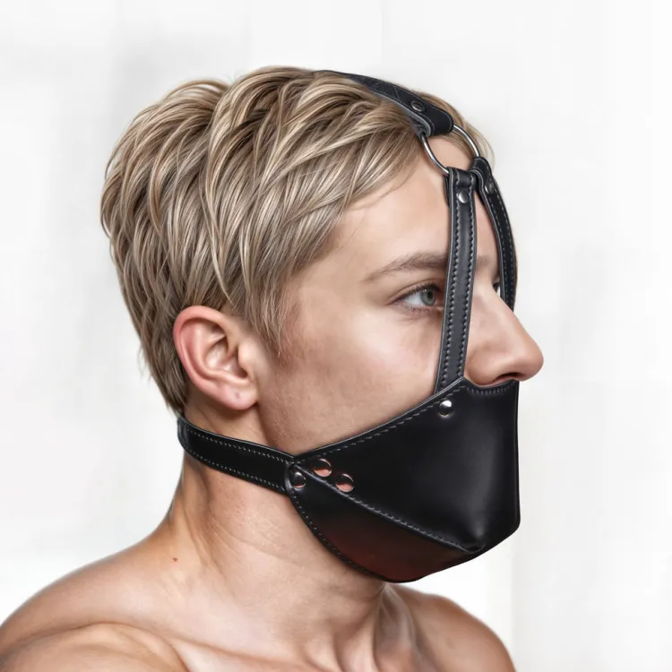 STRICT Ball Gags & Mouth Restraints | Masks & Dress-Up Accessories>Muzzle Harness with Ball Gag