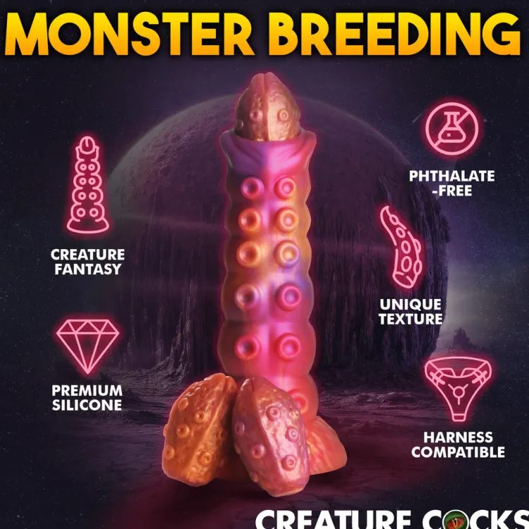 Creature Cocks Silicone Dildos | Non-Representational Dildos>Nymphoid Ovipositor Silicone Dildo