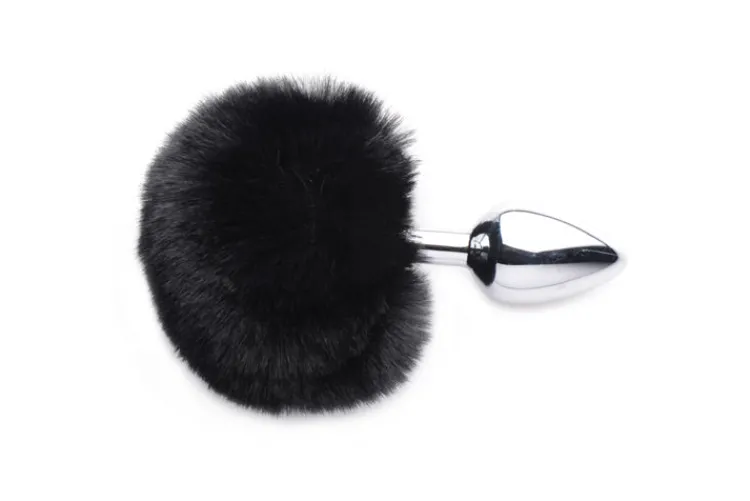Tailz Sensation Play, Tools & Accessories | Butt Plug Tails>Onyx Bunny Tail Anal Plug