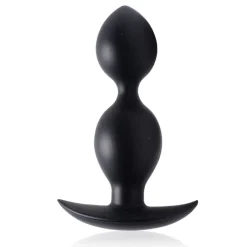 Master Series Butt Plugs | Aluminum & Steel Dildos & Insertables>Orbs Steel Weighted Duotone Silicone Anal Plug