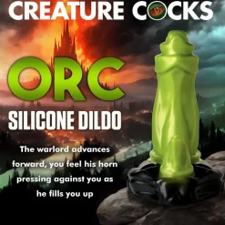 Creature Cocks Silicone Dildos>Orc Silicone Dildo