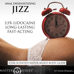 Master Series Sensation Play, Tools & Accessories>8.5oz Jizz Cum Scented Desensitizing Lube