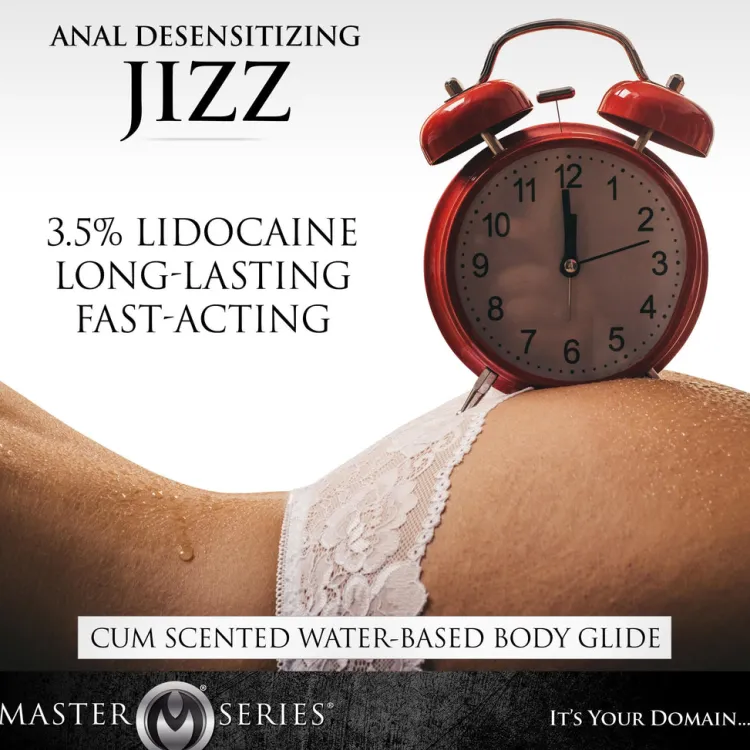 Master Series Sensation Play, Tools & Accessories>8.5oz Jizz Cum Scented Desensitizing Lube