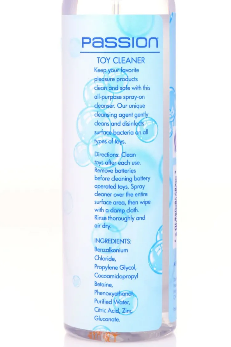 Passion Lubricants Sex Toy Cleaners>8oz Passion Toy Cleaner