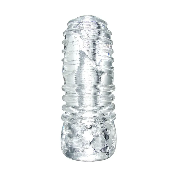 Palm Tec Pocket Pussy & Porn Star Masturbators>Palm-Tec LX20 Clear Stroker