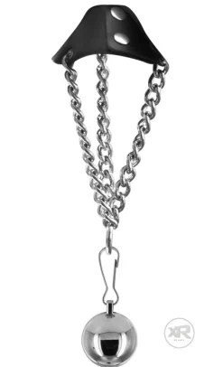 Strict Leather Cock & Ball Devices | Penis Rings>Parachute Stretcher with Ball Weight