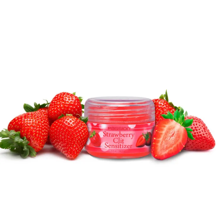 Passion Lubricants Travel Essentials | Sensation Play, Tools & Accessories>Passion Strawberry Clit Sensitizer