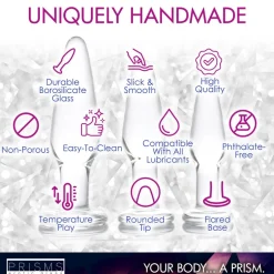 Prisms Erotic Glass Anal Starter Toys | Butt Plugs><noscript><img width=