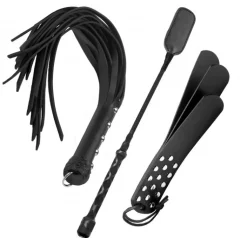 Strict Leather Sex Toy Kits & Collections | Impact: Whips, Crops & Spankers>3pc Intro to Impact Kit
