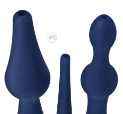 Clean Stream Anal Douches & Enemas | Butt Plugs>3pc Silicone Attachment Set