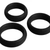 Master Series Travel Essentials | Penis Rings>3pc Silicone Cock Ring Set