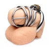 Master Series Chastity Devices | Penis Rings>Pen Deluxe Stainless Steel Locking Chastity Cage
