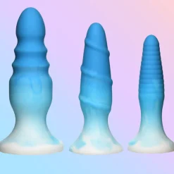 Simply Sweet Anal Starter Toys | Butt Plugs>3 Piece Silicone Butt Plug Set