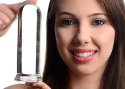 Prisms Erotic Glass Glass Butt Plugs | Anal Dildos & Probes>Pillar Large Cylinder Plug