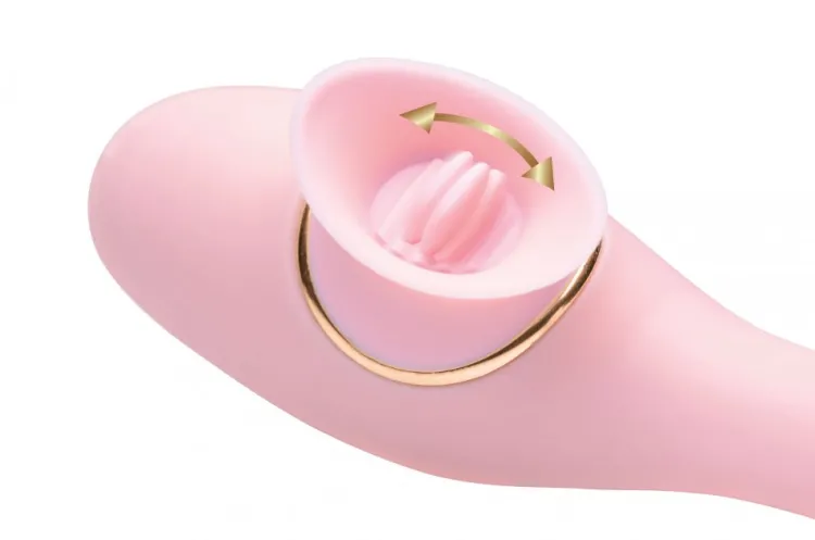 Inmi Insertable & Realistic Dildo Vibrators | G-Spot Vibrators>Pleasure Bender Clit Licking 2-in-1 Vibe