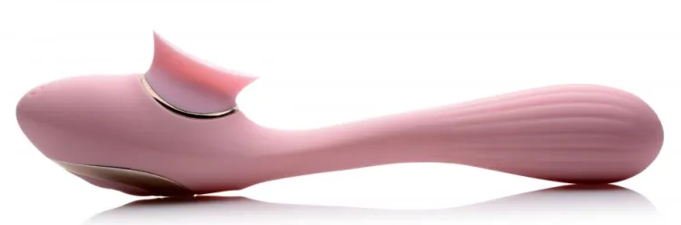 Inmi Insertable & Realistic Dildo Vibrators | G-Spot Vibrators>Pleasure Bender Clit Licking 2-in-1 Vibe